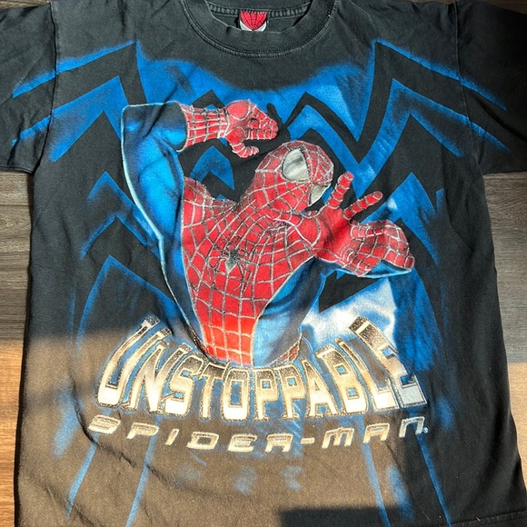 Vintage 2003 Unstoppable Spider-Man T shirt - Picture 1 of 5